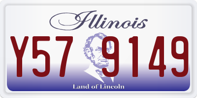 IL license plate Y579149