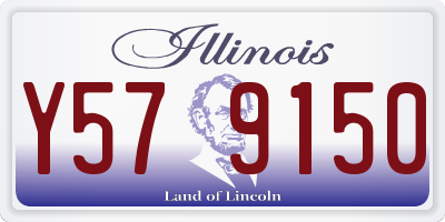 IL license plate Y579150