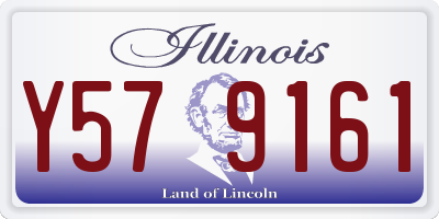 IL license plate Y579161