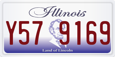 IL license plate Y579169