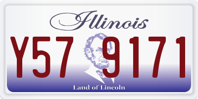 IL license plate Y579171
