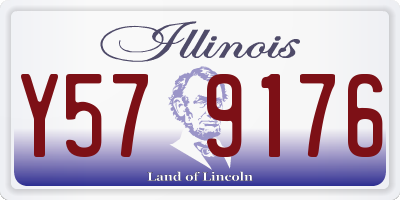 IL license plate Y579176