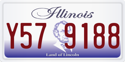 IL license plate Y579188
