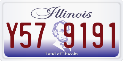 IL license plate Y579191