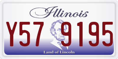 IL license plate Y579195