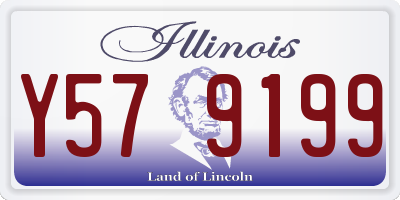IL license plate Y579199