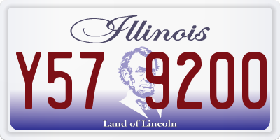 IL license plate Y579200