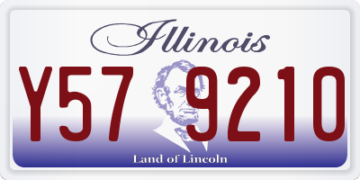 IL license plate Y579210
