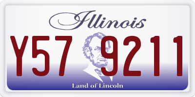 IL license plate Y579211
