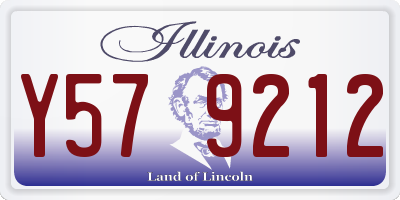 IL license plate Y579212