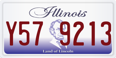 IL license plate Y579213