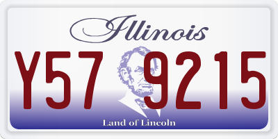 IL license plate Y579215