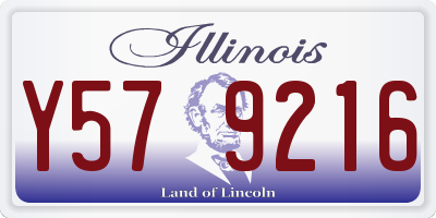 IL license plate Y579216