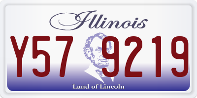 IL license plate Y579219