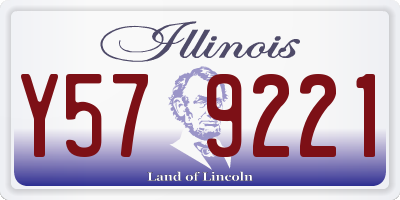IL license plate Y579221