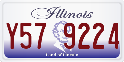 IL license plate Y579224