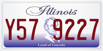 IL license plate Y579227