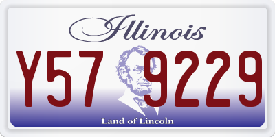 IL license plate Y579229