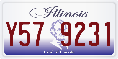 IL license plate Y579231