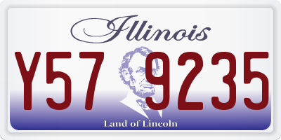 IL license plate Y579235