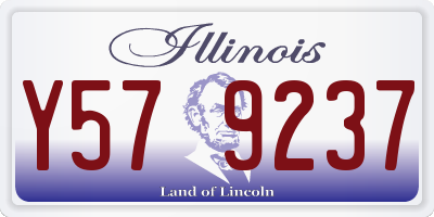 IL license plate Y579237