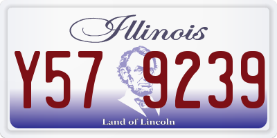 IL license plate Y579239