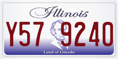 IL license plate Y579240