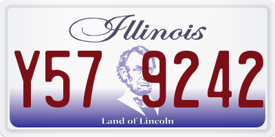 IL license plate Y579242
