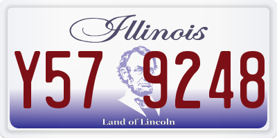 IL license plate Y579248