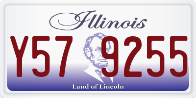 IL license plate Y579255