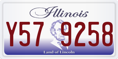 IL license plate Y579258