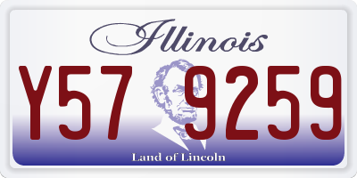 IL license plate Y579259