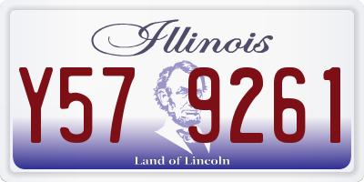 IL license plate Y579261