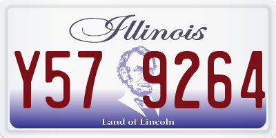IL license plate Y579264