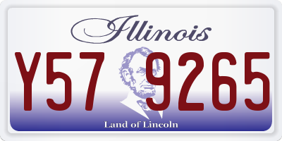 IL license plate Y579265