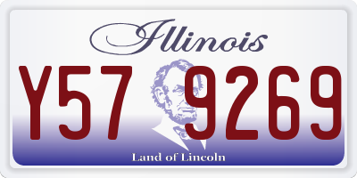 IL license plate Y579269