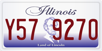 IL license plate Y579270