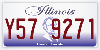 IL license plate Y579271