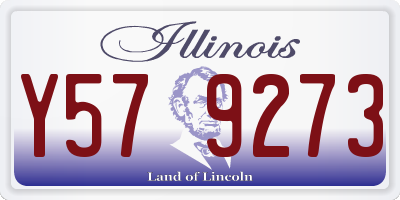IL license plate Y579273