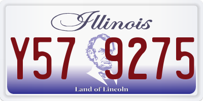 IL license plate Y579275