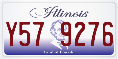 IL license plate Y579276