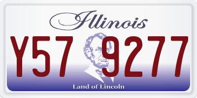 IL license plate Y579277