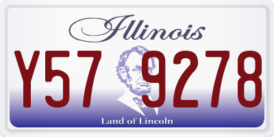 IL license plate Y579278