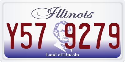 IL license plate Y579279