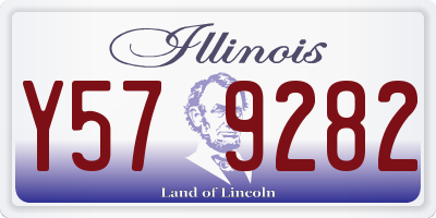 IL license plate Y579282