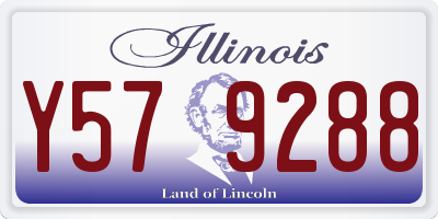 IL license plate Y579288