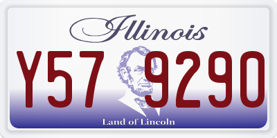 IL license plate Y579290
