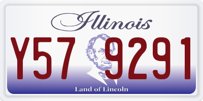 IL license plate Y579291