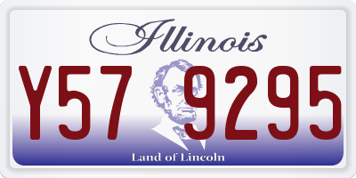 IL license plate Y579295