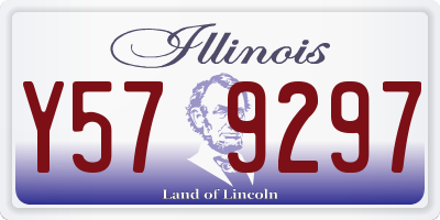 IL license plate Y579297